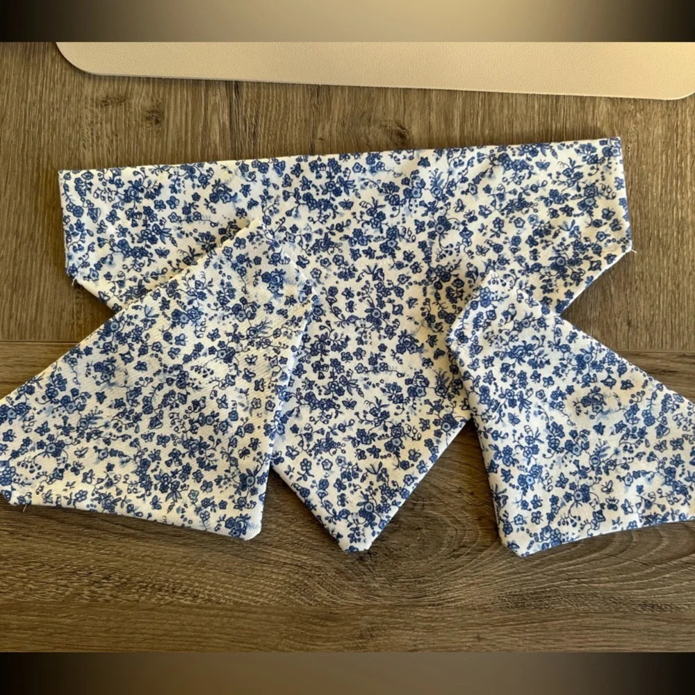 Floral dog bandanas